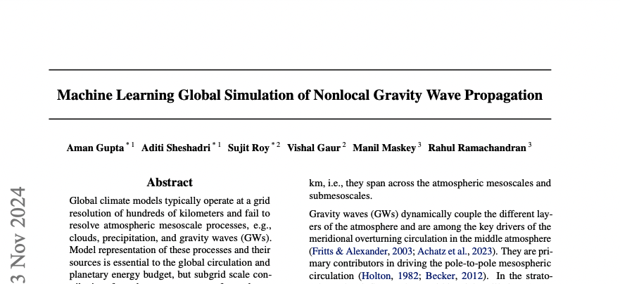 image from Machine Learning Global Simulation of Nonlocal Gravity Wave Propagation