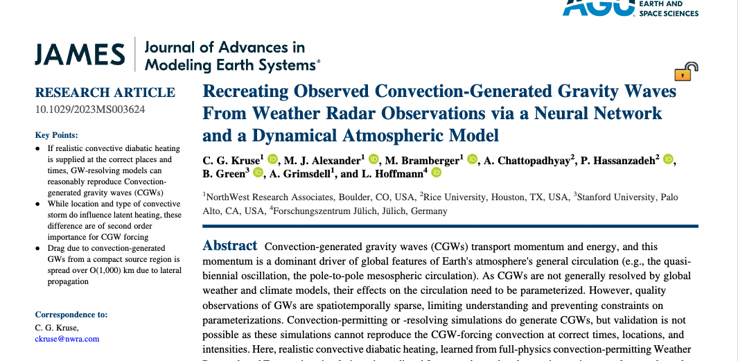 image from Recreating Observed Convection-Generated Gravity Waves From Weather Radar Observations via a Neural Network and a Dynamical Atmospheric Model